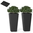 thumbnail image 1 of Costway 30" Tall Flower Pot Set of 2 Modern Decorative Planter Pots with Open-ended Base, 1 of 10