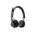 thumbnail image 3 of Logitech Zone Casque Filaire à Réduction de Bruit - pour Microsoft Teams - Casque - Supra-Auriculaire - Filaire - Réduction de Bruit active - USB-C - graphite, 3 of 8