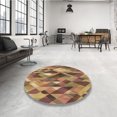 thumbnail image 4 of Ahgly Tapis Rectangulaire Lavable en Machine Intérieur Transitionnel GoldenRod Or, 8 Pieds x 10 Pieds, 4 of 7