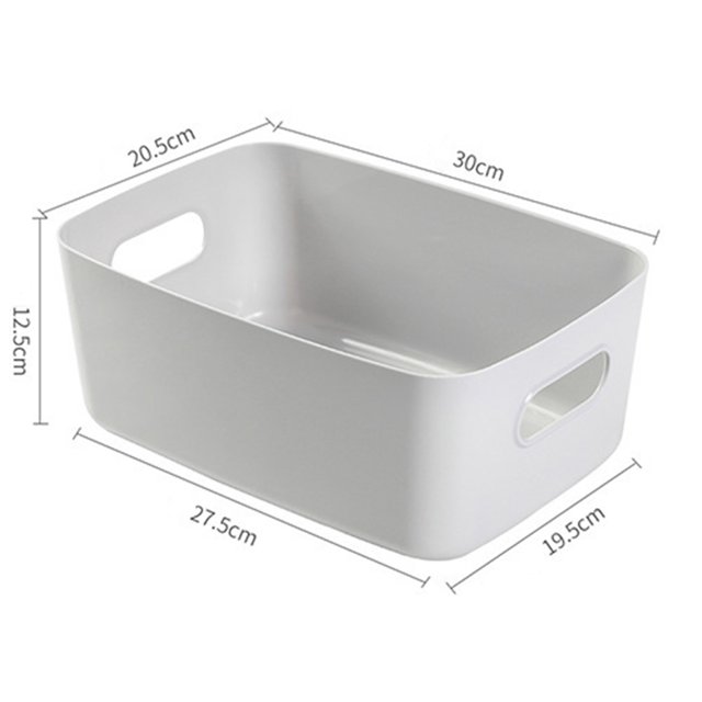 Handle Desktop Baskets Desktop Sundries Organizer Desktop Storage Basket PP Cosmetic Storages Box Desktops Sundries Organizer With Handle For Household