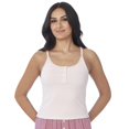 thumbnail image 1 of Secret Sleep Rib Cami with Buttons and Lace - Online exclusive, 1 of 5