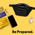 thumbnail image 4 of DALIX 3 Pocket Fanny Pack in Black, 4 of 4