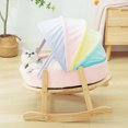 thumbnail image 4 of Cat  Cat Pod Rainbow Cat  Four Seasons Available Bottom Skid Resistance Design Soft Comfortable Cat House For Cats Dogs Pets, 4 of 5
