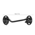 thumbnail image 3 of Fyydes Window Latch,Household Stainless Steel Door Window Latch Hook Cabin Hooks Kit Hardware Accessory Black,Window Hook Latch, 3 of 11