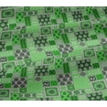 thumbnail image 5 of oneOone Jersey en Viscose Vert Foncé Tissu Patchwork Matière de Robe Tissu Imprimé Tissu au Mètre 60 Pouces Wide-4W, 5 of 5
