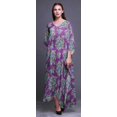 thumbnail image 2 of Bimba Kaftan de Plage Floral, Paréo de Bikini, Robe Maxi pour Femmes, Long Caftan-S-L, 2 of 5
