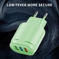 thumbnail image 5 of 3-port USB Charging Head Macaron Color Matching Charging Head Portable USB Charging Head, 5 of 5