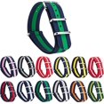 thumbnail image 1 of NATO Strap Premium Ballistic Unisex Nylon Watch Strap 18mm, 1 of 7