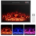 thumbnail image 2 of Costway 23" Electric Fireplace Insert with Remote Control Adjustable Flame Color Brightness, 2 of 10