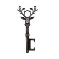 thumbnail image 4 of Ouvre-bouteille à Tête de Cerf Ouvre-Bouteille de Cerf Portable Pendentif Clé Rétro, 4 of 7
