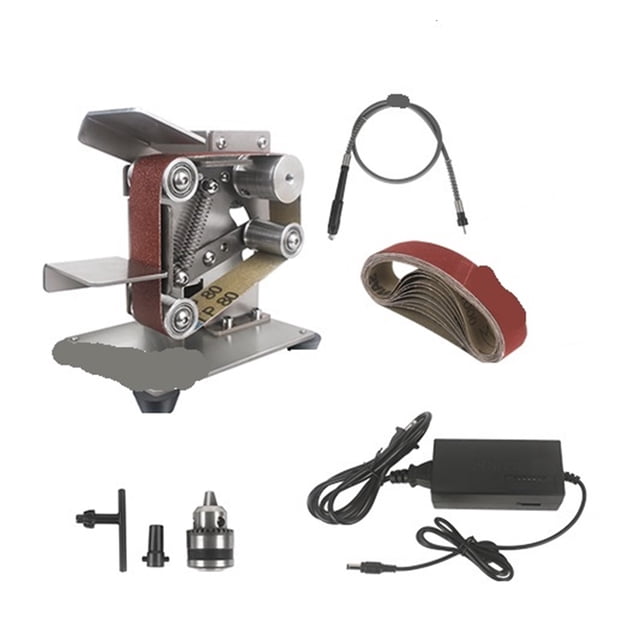 Belt Grinder,Mini Grinder Diy Belt Sander For Cutlery Electrical Band Grinding Machine Sharpening Machine Polish Tools ,High Dust Collection Efficiency