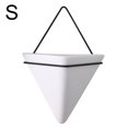 thumbnail image 1 of CAROOTU Simple Container Iron Vases Ceramic Self Water-Absorbing Planter Nordic Succulent Plant Wall Mounted, 1 of 6