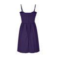 thumbnail image 3 of Off Shoulder Dress for Women Womens Solid Color Bra Off Shoulder Dress Waist Pleated Dress Dress Large Ball Dress Off the Shoulder Dress for Women Cold Shoulder Dress for Women, 3 of 6