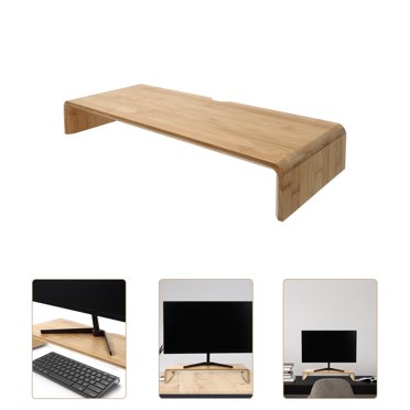 BRIGHTFUFU Support de Moniteur de Bureau Organisateur pour Design Simple pour Améliorer la Hauteur de la Posture Rangement de Bureau