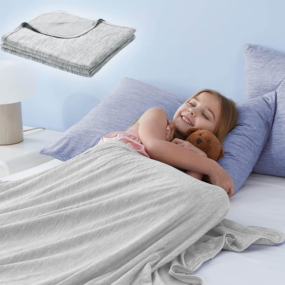 Jpxdew Cooling Blanket Summer Sleeping,39x59 Inch,Ice Silk Fabric,Breathable Portable Washable,All Season Sofa Cover