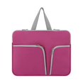 thumbnail image 3 of Laptop Sleeve Waterproof Computer Case Portable Bag Pocket Carrier Pouch Protector Reusable Compartments Business Storage Rose Red 17inch, 3 of 9