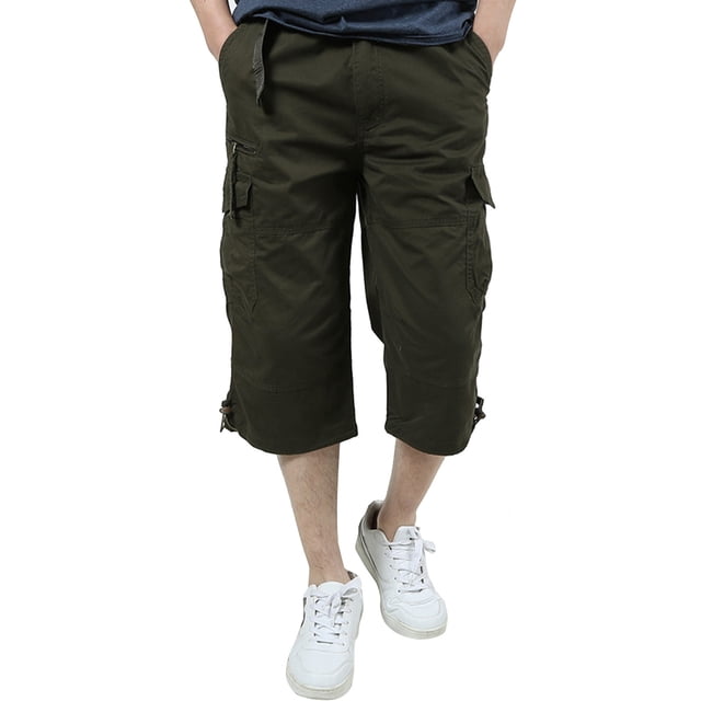 cllios Mens Cargo Pants Relaxed Fit Multi Pockets Pants Work Work Pants Loose Camping Cargo Pants