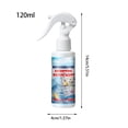 thumbnail image 2 of Kadlawus 3Pcs Fridge Defrosting Spray for Refrigerator, 120ML Ice Melting Solution, Quick Thawing Agent for Freezer, Efficient Defroster for Home Kitchen Appliance Maintenance, 2 of 9