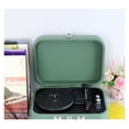 thumbnail image 4 of Portable Vinyl Record Player Vintage Handheld Leather Case Vinyl Record Player Phono Speaker, 4 of 6