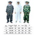 thumbnail image 4 of Ruiboury Durable And Essential Gear Beekeeping Suit Lightweight And Universal Easy To Ventilated Jacket For Beekeeper white XL 1Set, 4 of 6
