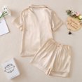 thumbnail image 3 of Ensembles de Pyjamas à Manches Courtes 2PCS pour la Famille Taille Verte Bébé-Enfant-Adulte Unisexe, 3 of 8
