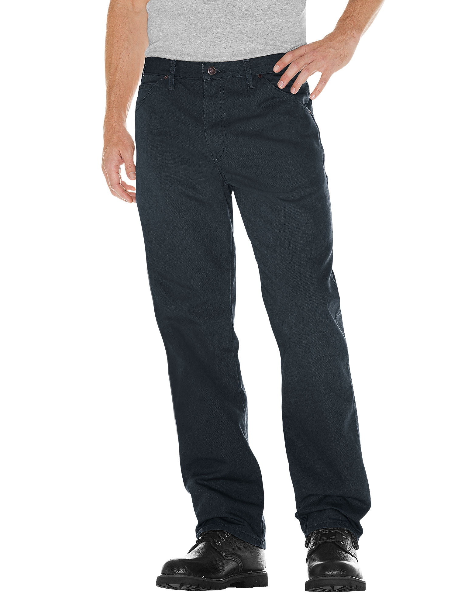 Dickies Mens Relaxed Fit Straight Leg Carpenter Duck Jeans, 38W x 34L