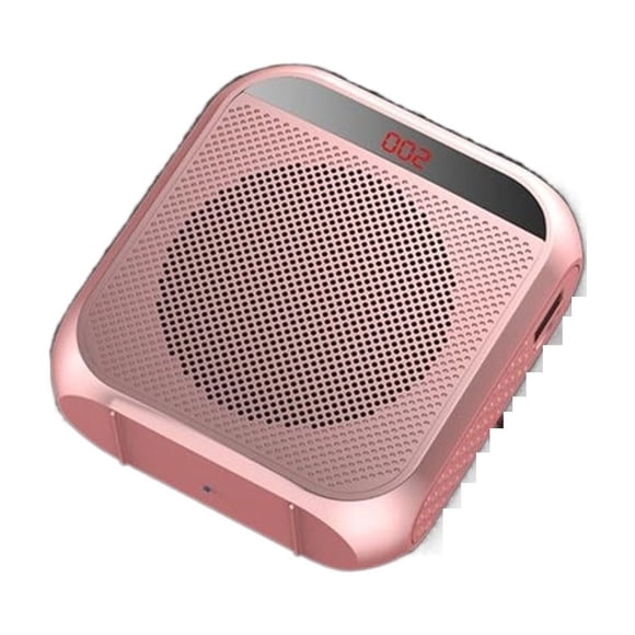 Voice Amplifier Megaphone Audio Speaker With Microphone Rechargeable Ultralight Loudspeaker With Mini LCD Screen For Teacher ,Wide Coverage Area