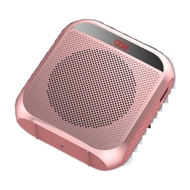 Voice Amplifier Megaphone Audio Speaker With Microphone Rechargeable Ultralight Loudspeaker With Mini LCD Screen For Teacher ,Wide Coverage Area