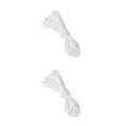 thumbnail image 3 of Decodeary 10m-50m Elastic Ear Band Rope Ear Hanging Round Craft Sewing Cord Accessory 3MM white 10m 2Set, 3 of 6
