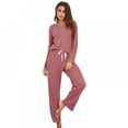 thumbnail image 1 of Ladies Casual Long-sleeved Plus Size Pajamas Suit Home Service, 1 of 6