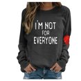 thumbnail image 1 of Ketyyh-chn99 T-Shirts Femme Blouse Ample Confortable Manches Longues Col Rond Tunique Ligne A Blouse Noir, TG, 1 of 5