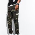 thumbnail image 4 of Birdeem Mens Side Pockets Small Feet Tight Fitting Pants Full Length Pants, 4 of 5