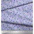 thumbnail image 2 of Soimoi Modal Satin Fabric Flower Watercolor Print Fabric by The Yard 42 Inch Wide, 2 of 3