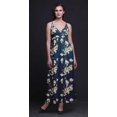 thumbnail image 2 of Bimba Robe Longue Chic à Imprimé Floral pour Femme, Style Bohème, Maxi d'Été, Tenue de Plage - Petit, 2 of 6