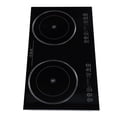 thumbnail image 1 of Ceramic Electric Cooktop, Double Burner 2000 Watt, Touch Control Stove Top for Countertop, Built in Timer, Child Lock, LED Reservation Function, Over Temperature Protection, 1 of 7