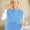 bleu, variante sur Qonioi Bavoir Imperméable pour Adulte, Bavoir Réutilisable pour Aînés avec Poches, Foulard de Repas Digne pour l'Assistance aux Repas à la Maison Ou à l'Hôpital