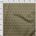 thumbnail image 2 of oneOone Viscose Jersey Fabric Leaves|Floral & Paisley Block Print Fabric BTY 60 Inch Wide, 2 of 4