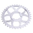 thumbnail image 1 of 36T Bike Chainring, 7075 Aluminum Alloy Lightweight Positive Negative Tooth Round Chainwheel Easy Installation Chainring Chainwheel for GXP Road Bikes, 1 of 7