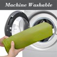 thumbnail image 3 of Viflosae Bathroom Rugs Sets 4 Piece, Ultra Soft Velvet Memory Foam Bath Rugs, Non-Slip & PVC Backing Bathroom Mat Set, Washable Quick Dry Bathroom Rug - Green, 3 of 9