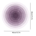 thumbnail image 3 of LSLJS Tapis Rond Salon Crème Vent Canapé Table Basse Chambre Chevet Bureau Coussin de Sol Insonorisant, Tapis Imitation Laine, 3 of 6