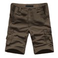 thumbnail image 4 of Solid Men's Color with Mens Work Clothes Multi Pocket and Fashion Mens Cargo Pants with Pockets Summer Leisure Pants Overalls Plus Size Cargo Pants Men's Pants, 4 of 6
