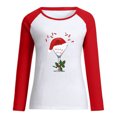 thumbnail image 4 of Qertyioot Chandail Décontracté de Noël pour Femmes, Manches Longues, Col Rond, Imprimé, Coupe Ample, 4 of 7