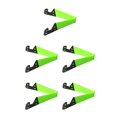 thumbnail image 2 of Ruiboury V Forme Réglable Pliage Mobile Tablette Téléphone Intelligent Se Tient Support de Taille Portable Fluorescent Vert 5Set, 2 of 6
