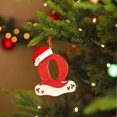 thumbnail image 5 of Agiferg Christmas Little Red Hat Letter Pendant DIY Writable Name 26 Letter Pendant 5PCS, 5 of 5
