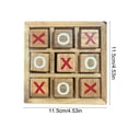 thumbnail image 4 of Drppepioner Tic Tac Toe Board Game Classic Strategy Tabletop Game, 4 of 6