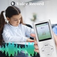 thumbnail image 3 of Lecteur MP3 BT, Écran Couleur 1.8 Po Lecteur MP3 MP4 Portable Supportant jusqu'à 128 Go, Lecteur de Musique Numérique à Réduction de Bruit pour Enfants Adultes, 3 of 7