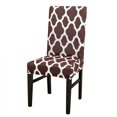 thumbnail image 1 of RisingPro Spandex Stretch Wedding Banquet Chair Cover Morocco Party Decor Dining Room Seat Cover, 1 of 6