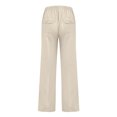 thumbnail image 4 of Daeful Mens Trousers Drawstring Pants Summer Solid Fashion Sweatpants Khaki M, 4 of 9