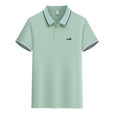 POLO pour Homme, T-shirt Ample à Broderie Crocodile, T-shirt Décontracté à Manches Courtes pour Homme, T-shirt de Sport d'Été à la Mode-Youyoupin