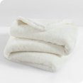 thumbnail image 4 of Bare Home Faux Fur Blanket - 60" x 80" - Ultra Soft Fleece - Oversized, White, 4 of 5